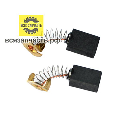 Электроугольная щетка 6,5x13,4x18 пружина, пятак-уши подходит для МАКИТА (аналог) СВ 155 VZ