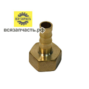 Переходник резьба F3/8 - Ёлочка Ø 6-8 мм