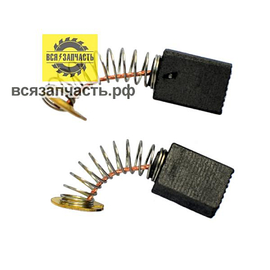 Электроугольная щетка 6х9х12 пружина, пятак, отстрел 1 подходит для МАКИТА (аналог) СВ411А VZ