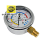 Манометр для воздушного компрессора с глицерином вертикальный, M1/4, до 12 Bar