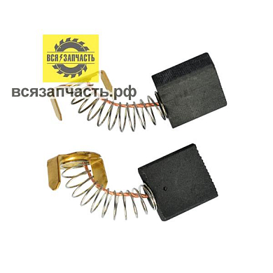 Электроугольная щетка 7х17х17 пружина, пятак-уши, отстрел 1 HITACHI H-44 VZ