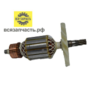 Якорь для дисковой пилы ИНТЕРСКОЛ 190/1500 (L-165 мм, D-46 мм, 8 зубов, наклон вправо)