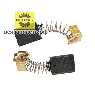 Электроугольная щетка 6х9х12 пружина, пятак-зацеп, отстрел 1 подходит для МАКИТА (аналог) СВ-419А VZ