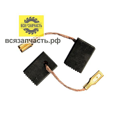 Электроугольная щетка 6х10х14 поводок клемма-мама для дисковой пилы ИНТЕРСКОЛ ДП-165/1200, ДП-140/800