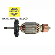 Якорь для УШМ BOSCH GWS 20-180, 20-230 ULTRA PRO (L-205 мм, D-54 мм, резьба М10 (шаг 1.0 мм)) VZ