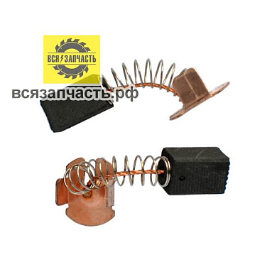 Электроугольная щетка 7х7,4х10 пружина, пятак-уши подходит для МАКИТА (аналог) СВ-430 VZ