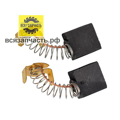 Электроугольная щетка 7х17х18 пружина, пятак-уши, отстрел 1 подходит для МАКИТА (аналог) СВ-203/204А VZ