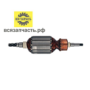 Якорь для перфоратора подходит для МАКИТА (аналог) HR 4000 С (L-173 мм, D-41 мм, 5 зубов, наклон влево)