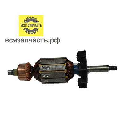 Якорь для плоскошлифовальной машины РОСТОВ ПШМ (L-166 мм, D-40 мм, резьба М8 (шаг 1.25 мм))