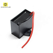 Конденсатор пусковой CBB-61, 450 В, 4,5 мкФ, 2 гибких вывода