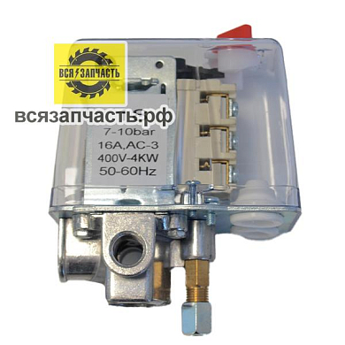 Автоматика компрессора 380В, 4 выхода, центр. 1/2, ост. 1/4